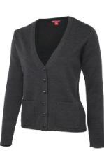Cardigan Ladies Knitted Cardigan 50 Wood 50 Acrylic