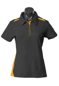 Polo Shirt Ladies AUSSIE PACIFIC PATERSON SS 180gsm 80 Polyester DriWear 20 Cotton Moisture Removal Easy Care Fabric
