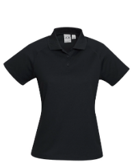 Polo Sprint Ladies BIZ COOL 100 Breathable Polyester New Generation Mesh 145gms UPF 50