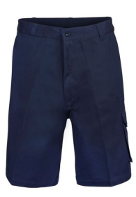 Shorts WORKCRAFT Cargo Cotton Drill 100 Cotton Drill 310gsm with Back Front Pockets