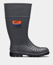 Gumboot BLUNDSTONE Steel Toe  Midsole GREY Orange Sticker