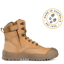 Boot MONGREL Lace Up Zip Scuff Cap WHEAT