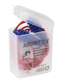 Earplug Corded Airsoft 26dB Class 5 Box 50