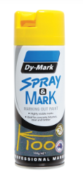 Paint DyMark Spray And Mark Yellow 350grm