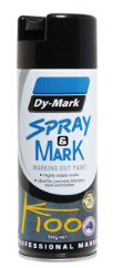 Paint DyMark Spray And Mark Black 350grm