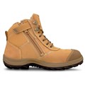 Boot OLIVER Lace Up Zip Sided Hi Leg  Water Resistant  Wheat