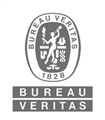 Embroidery Bureau Veritas Logo Front Left Hand Side Wearingon Black  Dark Upper GarmentsWHITE  Black Logo