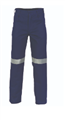 Trousers Cotton Drill Pant with Reflective Tape Heavyweight 311gsm