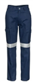 Cargo Pants Ladies Drill Cotton Reflective Tape 311gsm