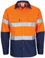 Shirt HiVis Flame Retardant Long Sleeve Reflective TapeTwo Tone