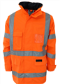Jacket Biomotion Hi Vis Breathable Rain Jacket with Silver Reflective Tape DNC
