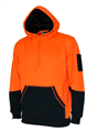 Hoodie 2 Tone Super Fleecy HiVis