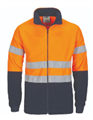 Polar Fleece Full Zip Reflective Tape HiVis