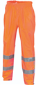 Trouser HiVis Breathable Heavy Duty Rain Pants with  Reflective Tape