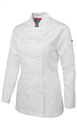 Jacket Ladies Chefs Long Sleeve 65 Polyester 35 Cotton