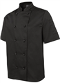 Jacket Unisex Chefs Short Sleeve 65 Polyester 35 Cotton