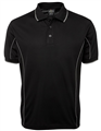 Polo JBs Podium Cool Piping Polo with Short Sleeves 160gsm Pique Knit Fabric Cool and Dry