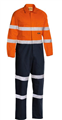 Coverall Bisley Taped HiVis 100 Preshrunk Drill 310gsm