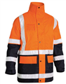 Jacket BISLEY Hi Vis Two Tone 5 in 1 with Reflective Tape