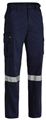 Cargo Bisley Mens 100 Cotton Drill 8 Pocket With Reflective Tape