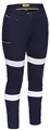 Pants Womens BisleyTaped Mid Rise Stretch Cotton Pant 97 Cotton 3 Spandex