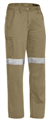 Pants Ladies Bisley Vented Cool LightWeight Cargo with Silver Reflective Tape