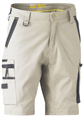 Short Bisley Flx  Move Cargo Stretch Utility Zip Nylon Cordura 235gsm