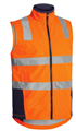 Vest Bisley Softshell HiVis Two Tone Reflective Tape