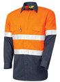 Shirt BOOL Parvotex Inherent Fire Retardant Two Tone LS With Loxy FR Reflective Tape Nylon Stud Closure HRC 159 Calcm2