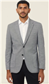 Jacket Mens Classic Fit Linen Look Half Lined Corporate Jacket  GREY