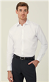 Shirt Mens NNT Corporate Stretch Textured Twill Long Sleeve Shirt with POCKET on Front Left Hand Side wearing Drakes Logo above pocket