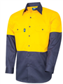 Shirt Drill 190gsm LS Two Tone Cotton Drill
