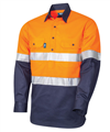 Shirt Drill Closed Front Light Weight With Reflective Tape 160GSM