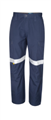 Trouser Cargo Pants Mid Weight Canvas Weave Silver Reflective Tape 270gsm