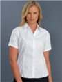 Shirt JOHN KEVIN Style 100 Womens Short Sleeve Poplin Business Shirt