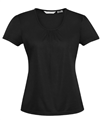 Top CHIC Ladies Short Sleeve 100 Polyester Interlock Knit Top