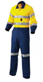Overall King Gee Combination Drill Overall with Reflective Hoop Tape