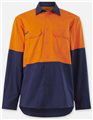 Shirt KING GEE Workcool Lightweight Vented Spliced Long Sleeve Shirt with Underarm and Back Cooling Vents