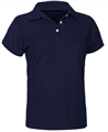 Polo Neon Ladies  Slim Fit PolyCotton UPF Rating  Excellent 65 Polyester 35 Cotton NAVY