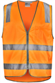 Vest LITTLE TRACTOR POTATOES Unisex Vic Rail Hi Vis with CHEATPMITGROSW40LCP Heatpress MITOLO FAMILY FARMS Logo with LOW CARB POTATOES Under BLAC