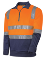 Jumper Poly Fleece TT with 14 Zip Ref Tape in Hoop Pattern  Over Shoulder Side Pockets and Dual Pen Pocket on LH Sleeve