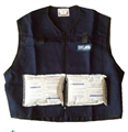Vest CHILLAPAK Cooling Vest Supplied with 2 Sets of 4 Cooling Paks  Colour NAVY Each Set Offers Up To 3 Hours Cooling