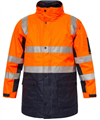 Jacket WORKCRAFT Tornado Hi Vis 4 in 1 with Inner Vest with Silver Reflective Tape