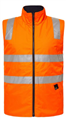 Vest LOW CARB POTATOES Hi Vis Reversible Fleece with Silver Reflective Tape with CEMBMITGRO Embroidery MITOLO FAMILY FARMS Front Left  CEMBMITG
