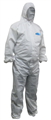 Overall Disposable Koolguard Microporous Laminated White Disposable Type 56 AntiStatic Particle  Splash Tight Coverall