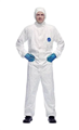 Overall Tyvek Classic 500 Xpert Category 111 Type 5B  6B  White Disposable