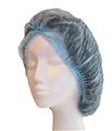 Disposable Crimped Berets Blue 21 Made From NonWoven Polypropylene and Latex Free Elastic Carton 1000 Pieces