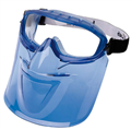 Goggles Bolle Atom Blue TPR Frame Platinum ASAF Clear Lens Top Vent Closed With SBR Foam  Mouth Guard