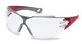 Spec Pheos CX2 Clear 14 sv THS Lens with Red and Grey Frame