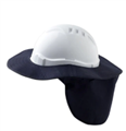 Hat Brim with Neck Flap PolyCotton To Suit Safety HatCap